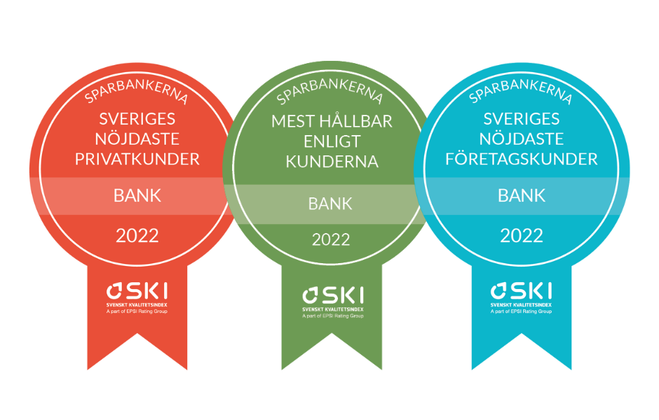 Medaljer för nöjdaste kunder och mest hållbara bank